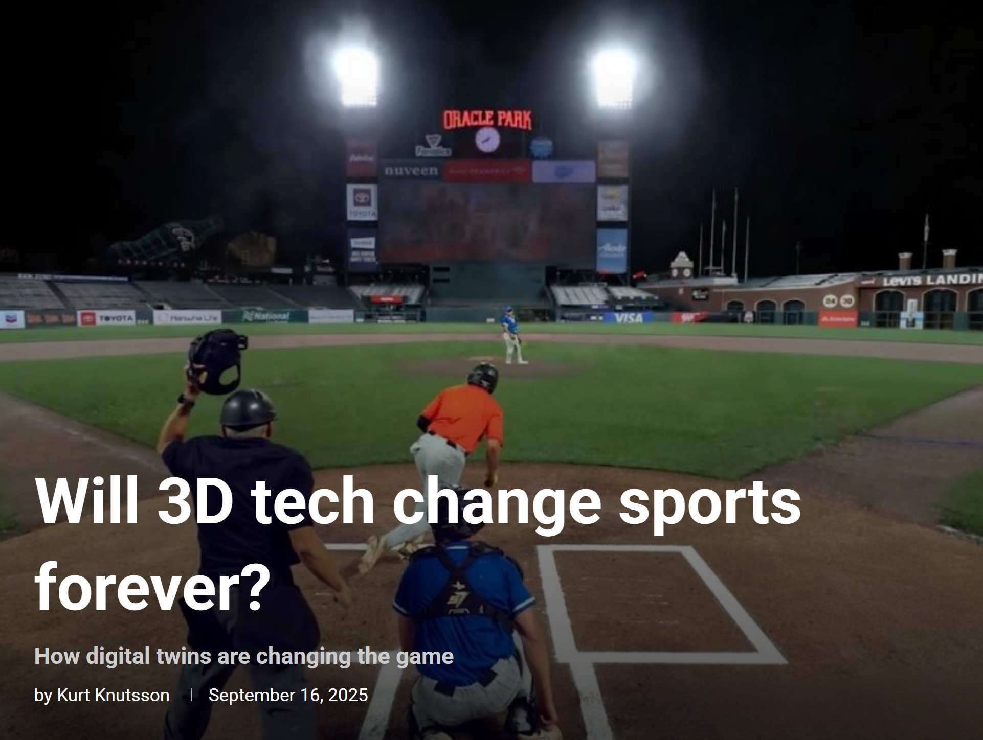 Will 3D tech change sports forever?
